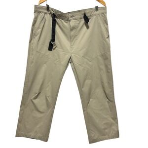 Lake‎ Trail Men Pants 38x32 Utility Outdoor Hiking Belted Ripstop Nylon Gorpcore